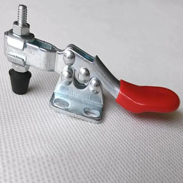 Alt view image 2 of 5 - Holding Capacity 27kg Quick Release Toggle Clamp GH-201 Horizontal Hand Tool For Fixing Workpiece
