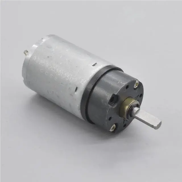 Alt view image 2 of 6 - 370 Planetary Geared Motor DC 3-12V Micro Gear Motor 73-290 rpm Full Metal Gearbox D Axis Diameter 4mm Motor for DIY Models