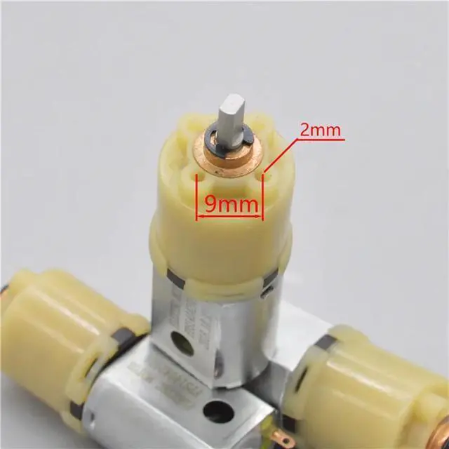 Alt view image 6 of 6 - High Torque Carbon Brush Micro Motor Slow Speed 130 Planetary Gear Motor DC12V 60RPM Metal Gearbox Planetary Reduction DC Motors