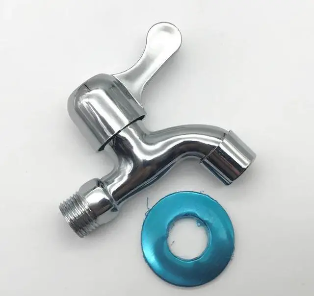 Alt view image 3 of 6 - 1pc Chrome finished washing machine outdoor garden faucet tap water bibcock