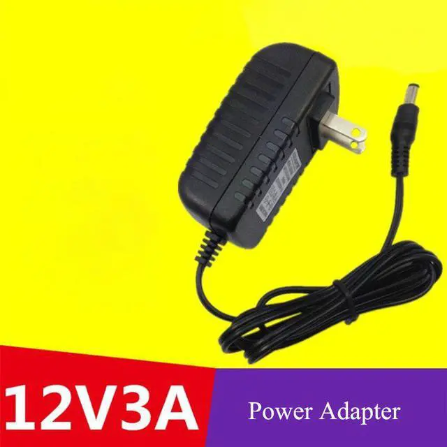 Main image of US/EU/AU/UK Plug 12V 3A Power Adapter DC Adapters Power Supply Charger Supply For LED Light Router Monitor LED Lamp Supply 1m
