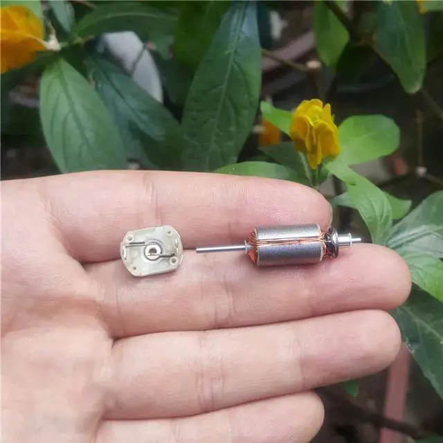 Alt view image 4 of 6 - 050 High Speed Miniature DC Motor 3V 39000RPM High Torque Micro Motors Electric Machinery DIY Accessories for Model Aircraft