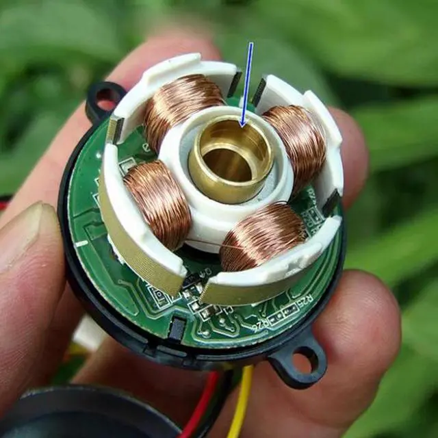 Alt view image 6 of 6 - double ball bearing precision DC brushless fan motor voltage direct speed regulation 48V 10000 rpm diameter 40.8 MM