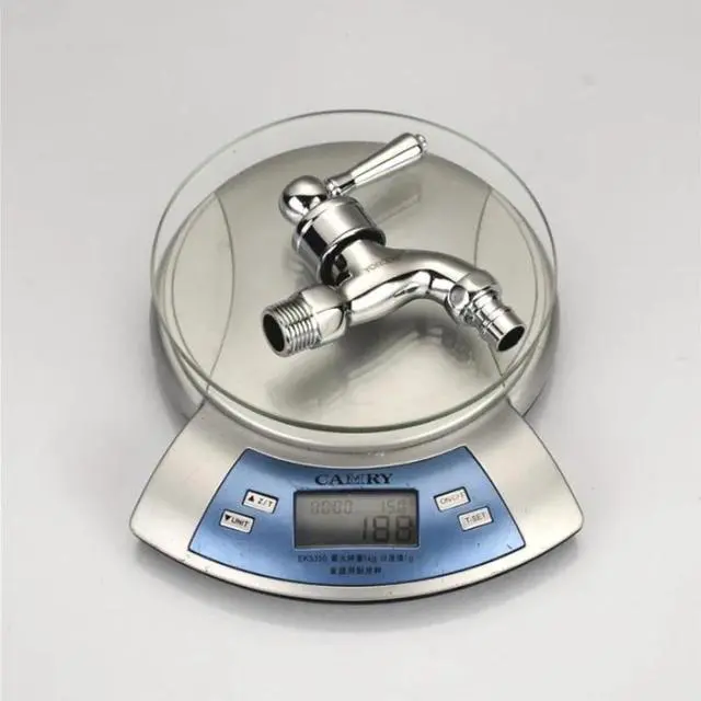 Alt view image 5 of 5 - 1pc Basin Faucets Elegant Bathroom Faucet  Cold Water Basin Tap Chrome Finish Brass Toilet Sink Water Crane