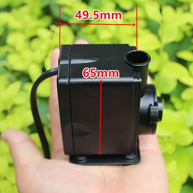 Alt view image 5 of 6 - AC 220V Submersible Pump Electric Water Pumps 7W 280L/H Brushless Drive Motor Silent Pump For Aquarium Fish Tank, Filter Bonsai