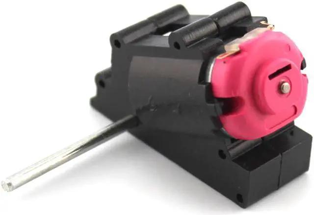 Alt view image 2 of 5 - 1pc Double Shaft Bevel Angle Gear Motor Suit Worm Reducer 3-6V DIY Parts On Sale 6V 1300 rpm/min