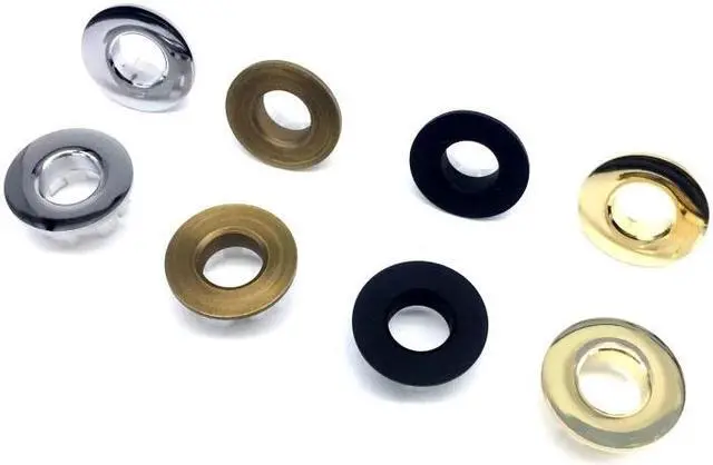 Alt view image 5 of 6 - Hot Sell 10pcs Fashion/Classic Sink Overflow Ring Replacement Tool Accessories Bathroom Basin Faucet