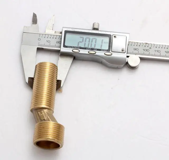 Alt view image 5 of 5 - Copper Bathroom Shower Bathtub Faucet Mixing Valve Faucet Distance Increased Eccentric Angled Change Curved Foot Bend Fittings