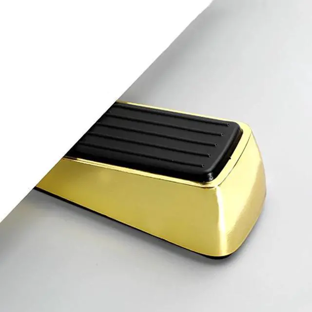 Main image of 1Pc Anti-collision Door Stops Zinc Alloy Rubber Base Non-slip Safety Door Stopper Household Bathroom Door Hidden Holder Doorstop