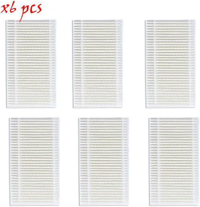 Main image of 6 pc HEPA Filter for haier Xshuai T370 KK320-BG T350B j3500 SWR-T320S Haier 370tx Robot Vacuum Cleaner Parts