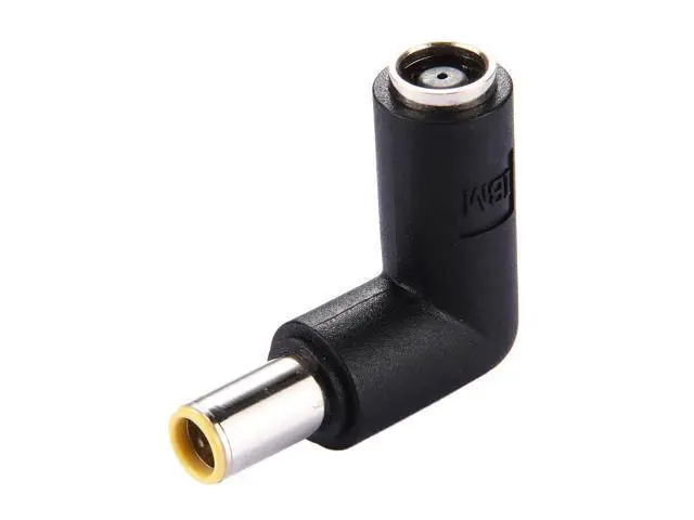 Alt view image 2 of 4 - DC 7909 Male to DC 7909 Female Connector Power Adapter for Lenovo ThinkPad IBM Laptop Notebook, 90 Degree Right Angle Elbow