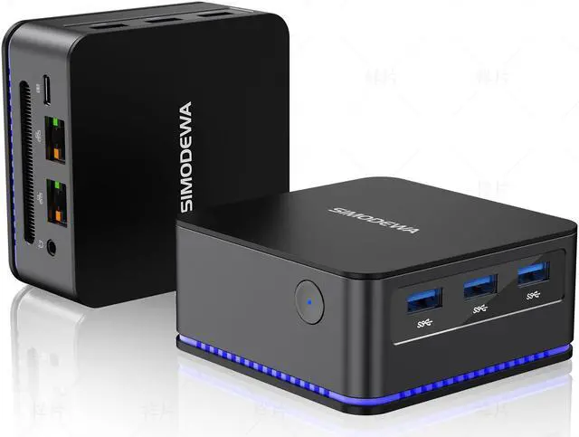 SIMODEWA Mini PC、Intel Core i5-11320H最大4.5GHz、Win 11 Pro Mini Computer対応16GB RAM 512GB NVMe SSD、デュアルHDMI 4K出力対応、3*USB 3.0、WiFi 6 MLLSE SIMODEWA B260 Mini PC Mini Desktop Computer with Intel Alder