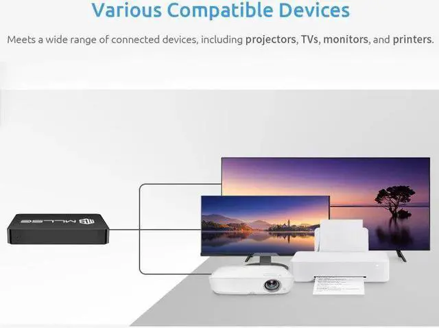Alt view image 4 of 7 - MLLSE M2 Mini PC Intel Celeron N3350 Processor 4K 6GB 64GB USB HDMI BT M.2 Slot 1000M AC Wifi