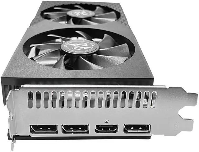 Alt view image 6 of 6 - Peladn RX5600 Graphic Card GDDR6 6GB Gaming Computer GPU RX5600 6GB Game Desktop Computer Graphics Card black
