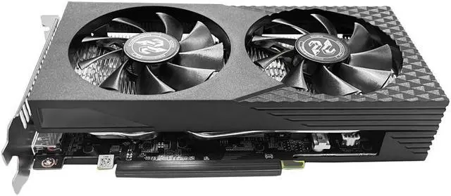 Alt view image 4 of 6 - Peladn RX5600 Graphic Card GDDR6 6GB Gaming Computer GPU RX5600 6GB Game Desktop Computer Graphics Card black