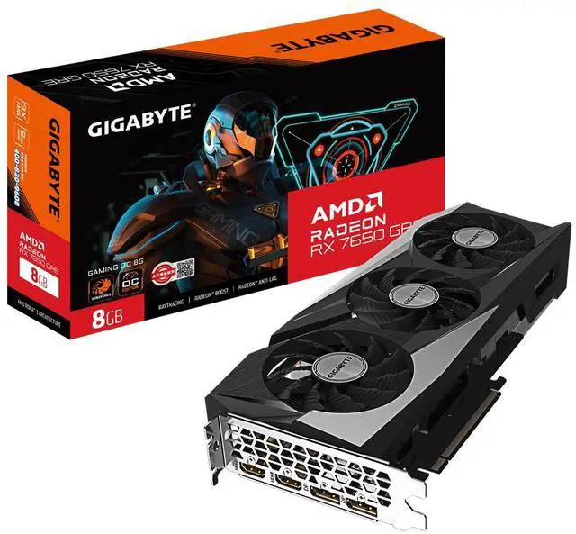 グラフィックボード・グラボ・ビデオカード AMD Radeon RX 7650 GRE 8GB GIGABYTE Radeon RX 7650 GRE GAMING OC 8G GV-R765GREGAMING OC-8GD