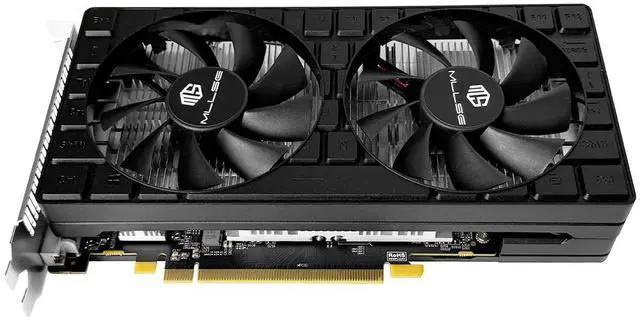 Alt view image 3 of 7 - MLLSE RX 580 8GB Gaming Graphics Card 2048SP GDDR5 256-Bit 8Pin PCI Express 3.0 Game Video Card