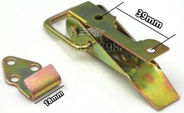 Alt view image 3 of 3 - 1pc Thickening quality Door buckle box buckle lock Carriage hook buckle padlock buckle gift box luggage accessories