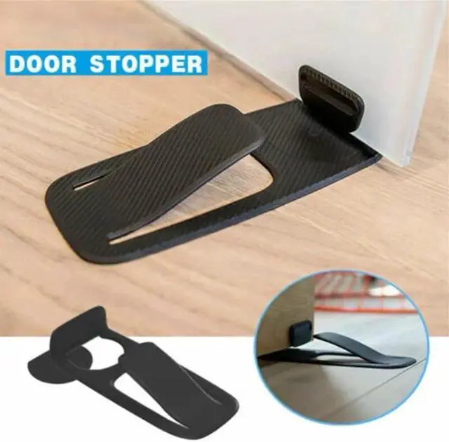 Alt view image 4 of 6 - Door Stopper - Sturdy and Durable Security Door Stop Holder, Non Scratching, Safety Protector Door Stoppers for Home Office