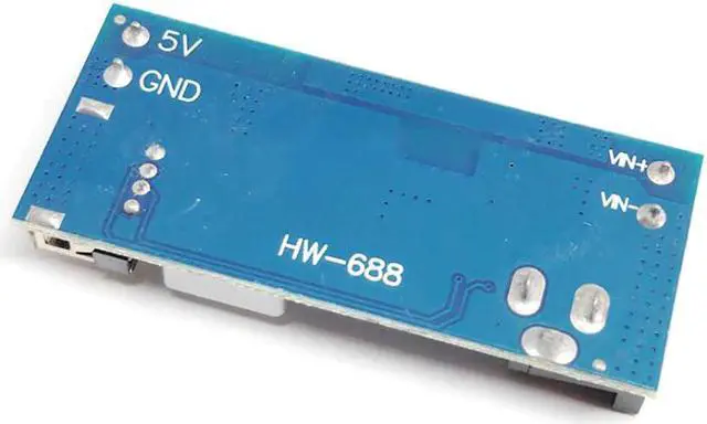 Alt view image 5 of 6 - Step Down Voltage Regulator DC 9V-36V 24V/12V to 5V 5A Voltage Reducer Transformer Module Board with USB Port, LED Light