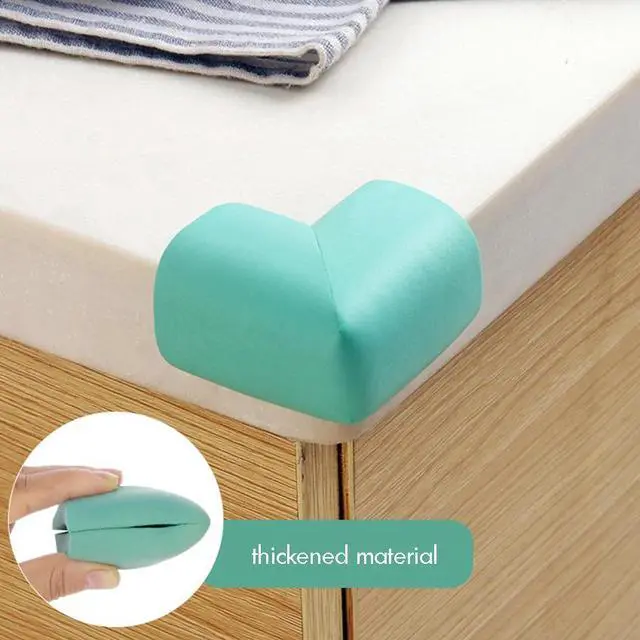 Alt view image 2 of 5 - 4PCS/Set Pre-Taped Table Corner Protector, Child Safety Furniture Bumper, Sharp Corner Cushions Corner Guards & Edge Protectors