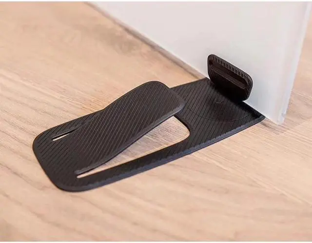 Alt view image 3 of 6 - Door Stopper - Sturdy and Durable Security Door Stop Holder, Non Scratching, Safety Protector Door Stoppers for Home Office