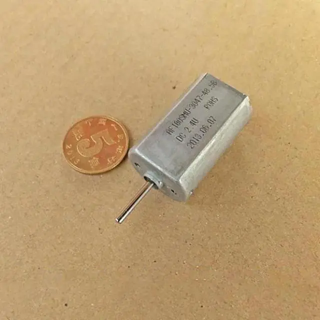 Alt view image 4 of 6 - 180-3047 Miniature DC Motor with Metal Brush, Commutator with Silver DC2.4V-3.6V 8800RPM-13000RPM, Output Shaft 2.0mm