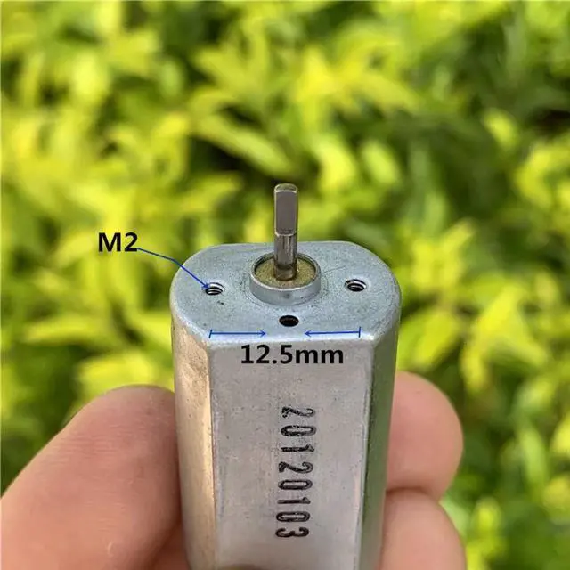 Alt view image 4 of 6 - 180 DC Micro Motor D-axis Toy Model Carbon Brush Motor 3V-7.4V Small Electric Drill Accessories DIY Motor, Shaft Diameter 2 mm