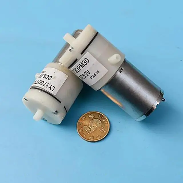 Alt view image 3 of 4 - Carbon Brush 370 Motor Vacuum Pump DC3V-6V Large Suction Negative Pressure Pump Micro 370 Air Pump Oxygen Pump