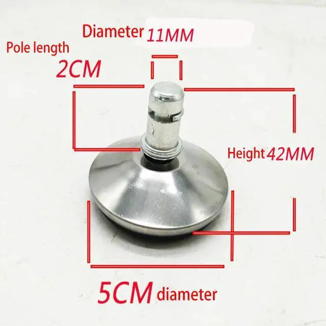 Alt view image 4 of 4 - 5pcs/set Non-slip Caster Wheel Small Wheels For Office Chair Wheel Furniture Fixed The Floor For All Surfaces Chair Castor