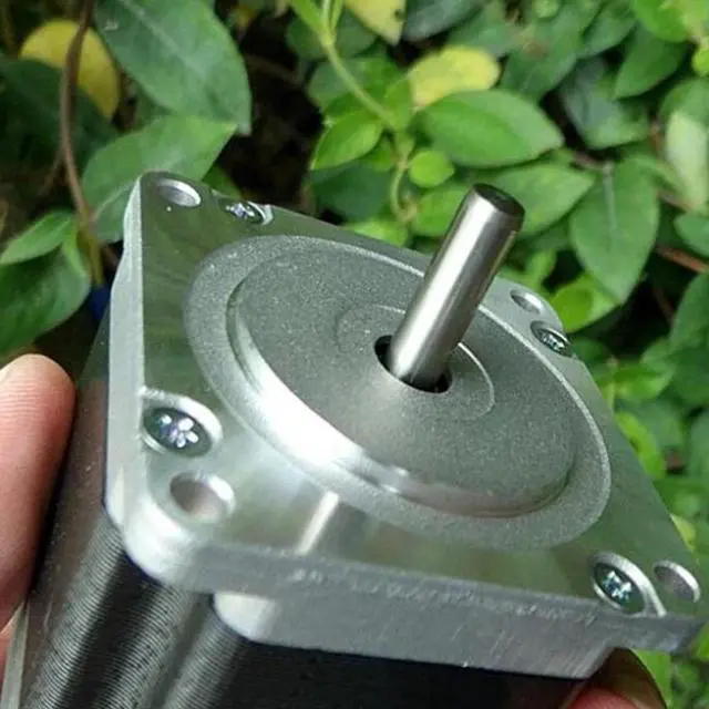 Alt view image 3 of 5 - 4-lead 57 Stepper Motor 57mm 2.8A 6.57mm/6.35mm diame CNC Laser Grind Foam Plasma Cut