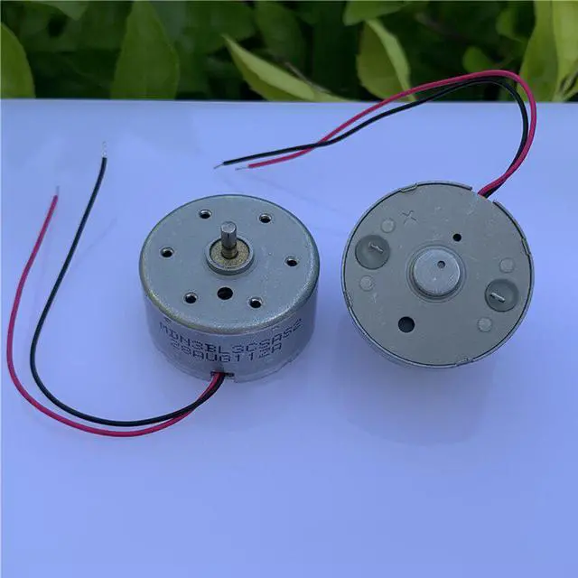Alt view image 4 of 6 - Precious Metal Brushes 300 Micro Motor with Wires, DC3V-6V Low Voltage Start Motor, for USB Solar DIY Production and DVD Motor