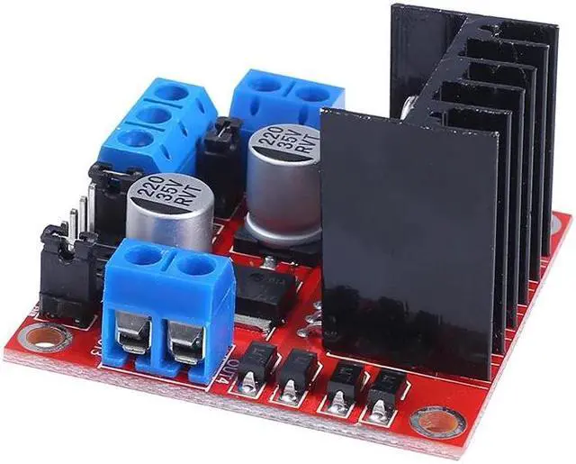 Alt view image 3 of 6 - L298N DC Motor Driver Board Module, Double Channel H Bridge Stepper Motor rive Controller Board Module For Robot Smart Car