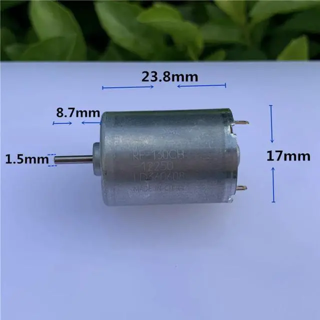 Alt view image 3 of 6 - Micro Motor Silent Toy Motor DC 2V-6V 2750 rpm-8600rpm, Precious Metal Brushes, for Audio-visual Equipment Home Appliance