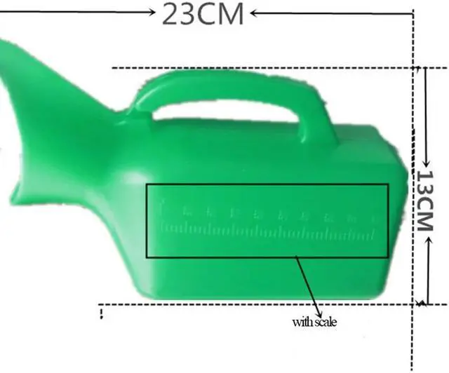 Alt view image 4 of 6 - Outdoors Travel Car 1200ML Male Urgent Toilet 1000ML Female Urinal, Bedridden Patients Elderly Care Urine Bottle With Lid