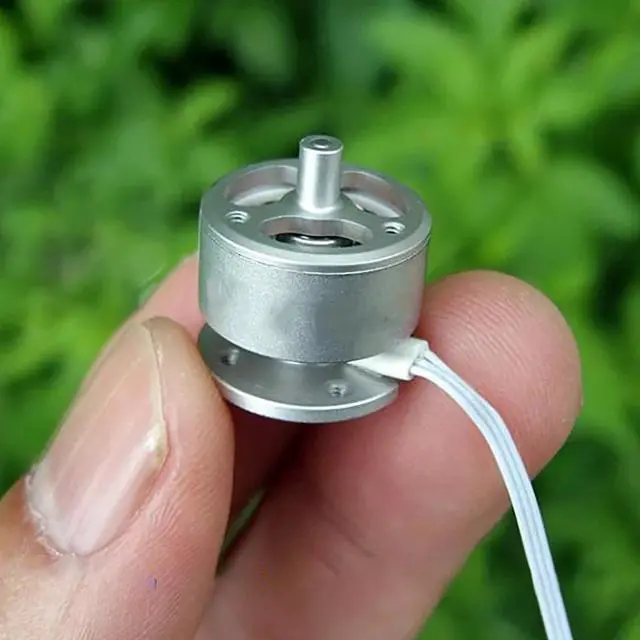 Alt view image 3 of 6 - Micro PTZ Brushless Motor with Double Ball Bearing, NdFeB High-strength Magnetic, Three-phase DC Brushless Motor for Drone