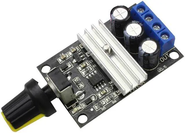 Alt view image 2 of 6 - 1PC PWB DC Motor Rotary Governor 6v 12v 24v 28v Input Voltage 3A Speed Controller Regulator Adjustable Switch Module 12038B