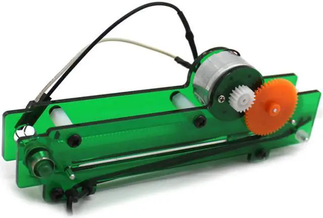 Alt view image 3 of 5 - 1PC Rack Pull Generator with Light Kinetic Electric Energy Conversion Motor Rack Gear DIY Assembly Model Kit Science Educational