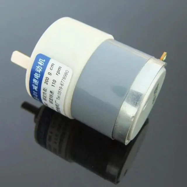 Alt view image 5 of 5 - hight quanlity 530 Mini DC gear motor 6v 110rpm Gear Reducer Motor 200g.cm for DIY model
