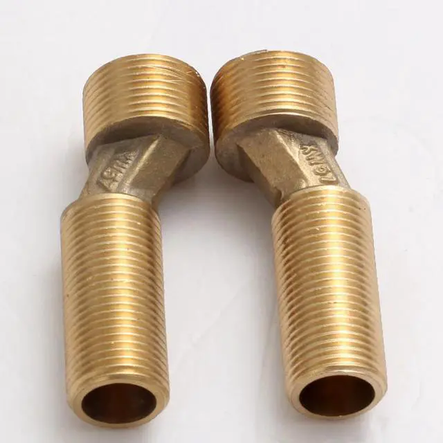 Main image of Copper Bathroom Shower Bathtub Faucet Mixing Valve Faucet Distance Increased Eccentric Angled Change Curved Foot Bend Fittings