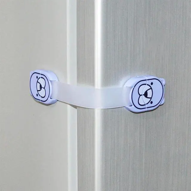 Alt view image 3 of 6 - Child Safety Lock Child safety protection products Double button kids safety lock toilet refrigerator drawer lock No Drilling