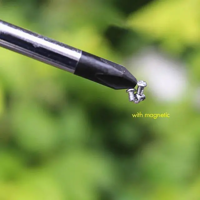 Alt view image 2 of 2 - Phillips Screwdriver with Crystal Handle 190mm Long Cross-head Screwdriver Magnetic Screwdriver Household Hand Repair Tool