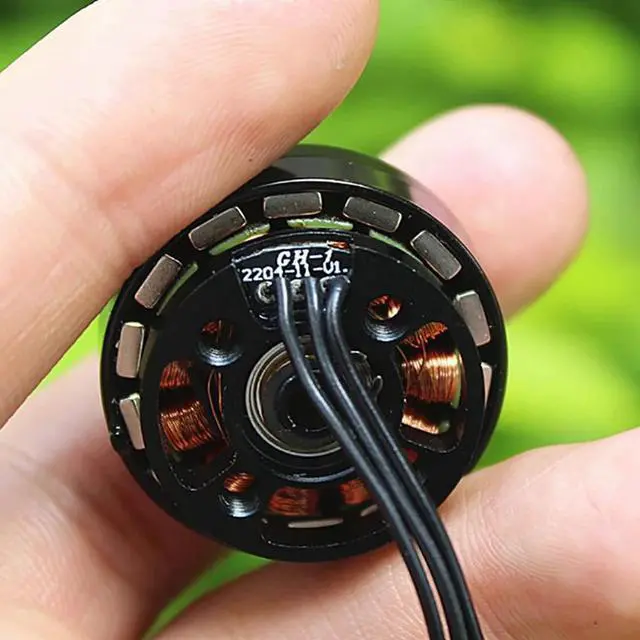 Alt view image 2 of 6 - Double Ball Bearing 2204 Micro BTZ Motor Drone/Phone/Camera/Model Airplane Outer Rotor Brushless Motors 260KV 12N14P DC12V