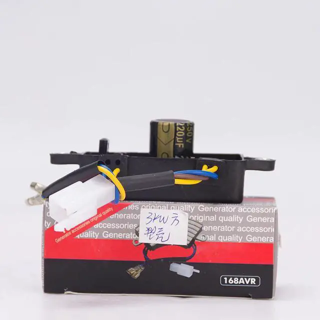 Alt view image 6 of 6 - 168F Single Phase Gasoline Generator Accessories AVR Home Voltage Regulator 220V 2KW 3KW Automatic Excitation Regulator