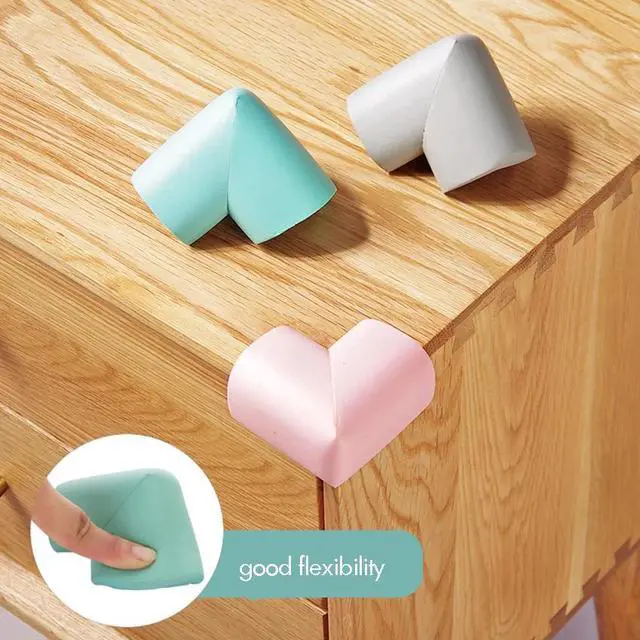 Alt view image 3 of 5 - 4PCS/Set Pre-Taped Table Corner Protector, Child Safety Furniture Bumper, Sharp Corner Cushions Corner Guards & Edge Protectors