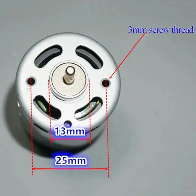 Alt view image 4 of 6 - RS540-7516 5-8V high speed DC motor, for boat car model dynamic electric powerful tool vacuum cleaning machine