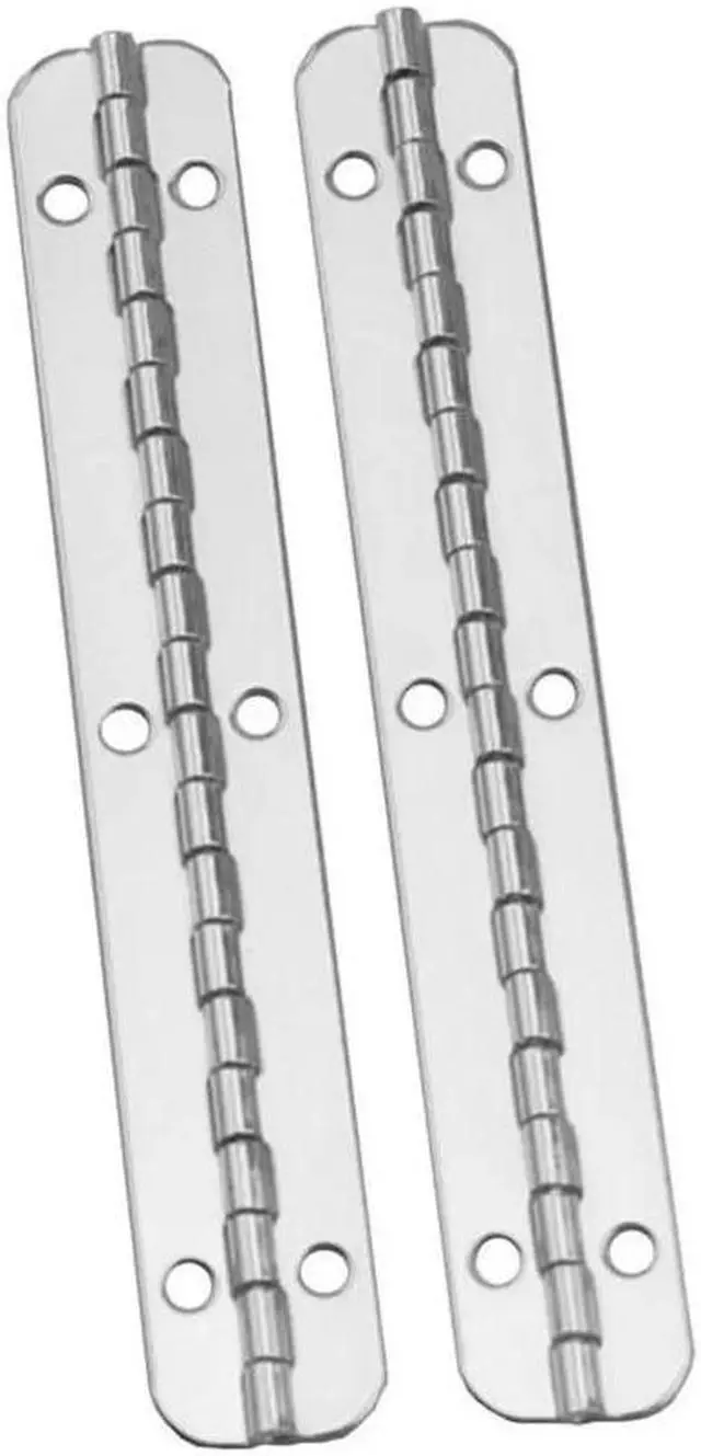 Alt view image 3 of 6 - 2Pcs/lots 180 Degree Wooden Box Hinge 100MM Window Door Narrow Side Hinge Iron Gold/Sliver Furniture Hinges Hardware Accessories