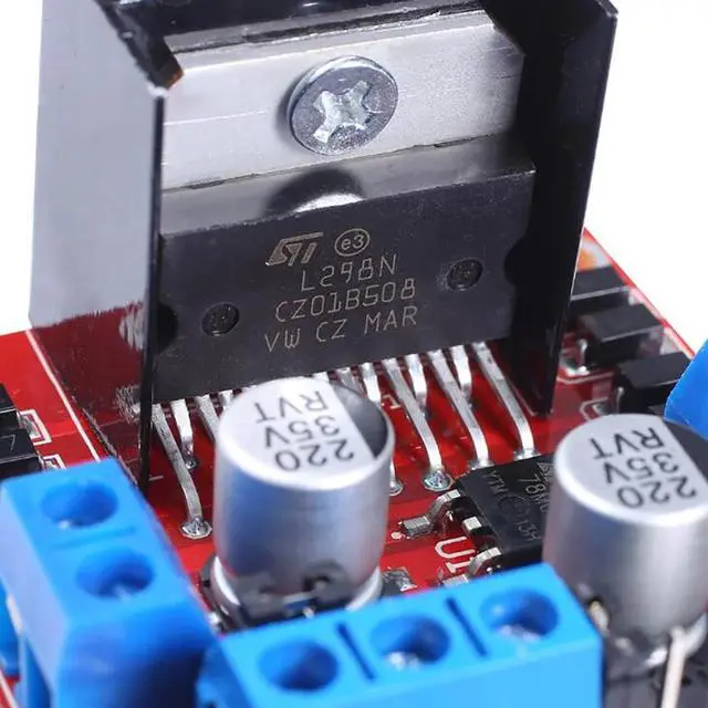 Alt view image 5 of 6 - L298N DC Motor Driver Board Module, Double Channel H Bridge Stepper Motor rive Controller Board Module For Robot Smart Car