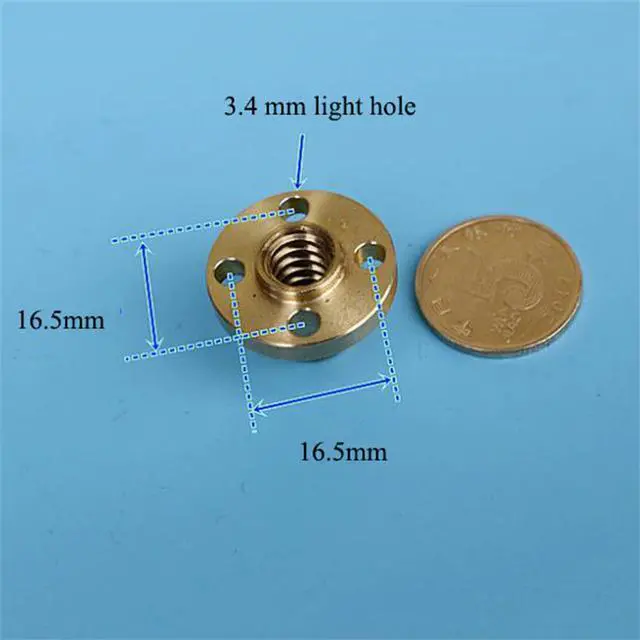 Alt view image 5 of 6 - 35mm Stepper Motor 2-phase 4-wire External Drive Linear Stepping Motor Reciprocating Screw Stepper Motors Electrical Accessories