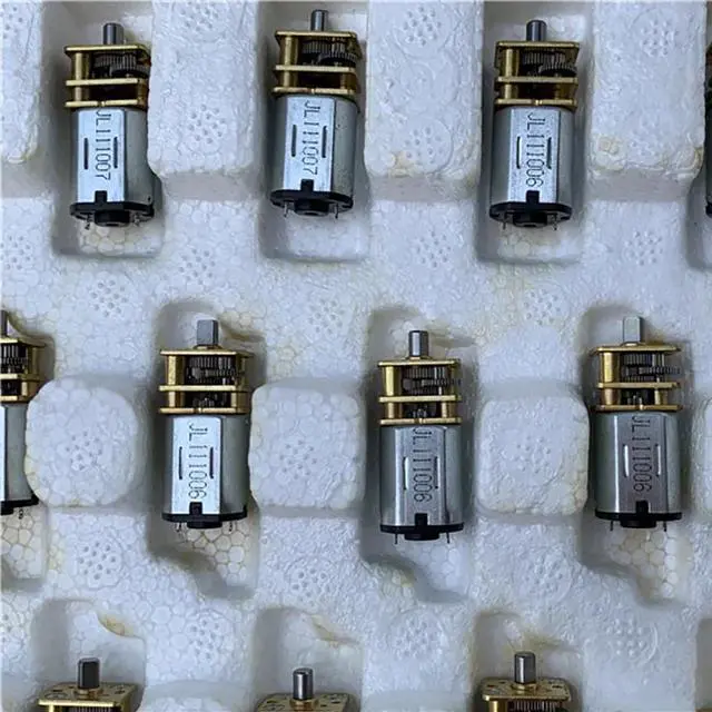 Alt view image 6 of 6 - GA12-N20 Short-axis Miniature Geared Motor 3V 6V Low Speed Full Metal Gearbox Motor for Electronic Door Lock, Shaft Diameter 3mm